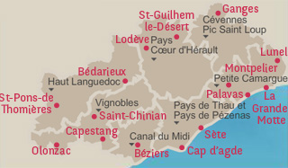 Destinations d'Hérault le Languedoc